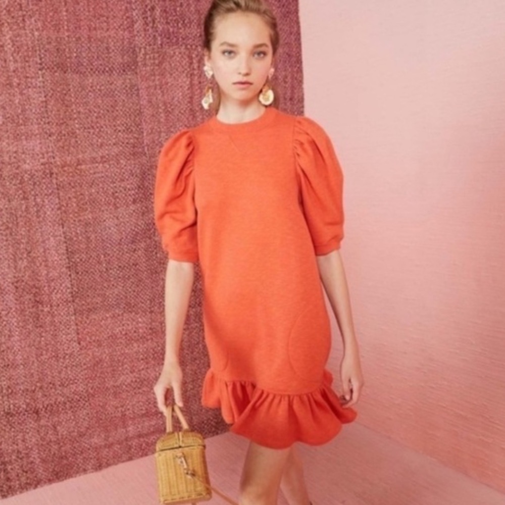 Ulla Johnson ‘Landry’ Puff Sleeve Blush Dress • M